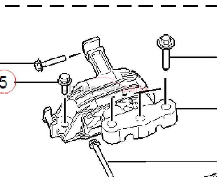 MG MG MG6 ENGINE MOUNTING OEM 10110885