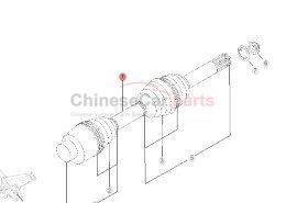 MG MG RX8 SHAFT ASM FRT WHL DRV HALF OEM 10198471