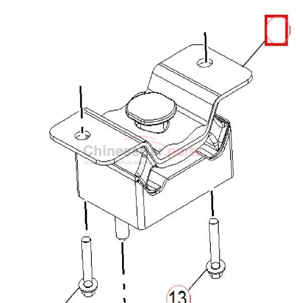 GEAR MOUNTING 10207389 for MG