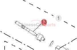 ROD ASM-STRG LNKG INR TIE 10405232 for MG