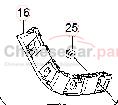 FRONT BUMPER BRACKET 10218586/10218588 for MG